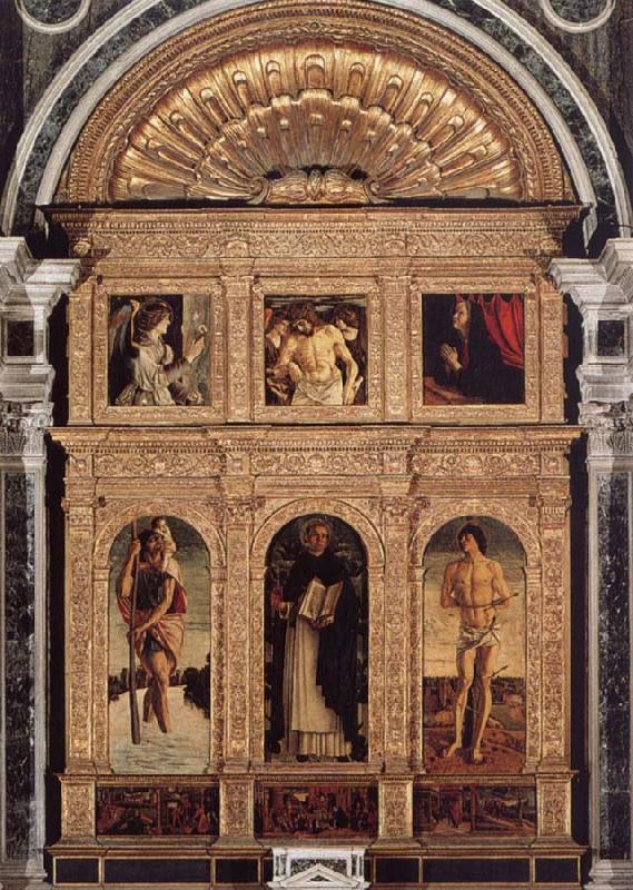 Giovanni Bellini St.Vincent Ferrer Polyptych Germany oil painting art